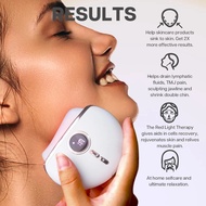 Original white jade stone electric Gua Sha Facial Tool with Heat and Vibration, Face Massager for An
