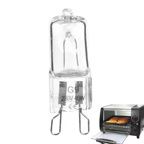 2PCS 40W G9 Oven Light High Temperature Resistant 110V/220V Halogen Bulb Lamp For Refrigerators Oven