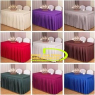 Pleated table Cover 180x60x75