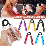 [紫色50LB] 金屬握力器 鋁柄海綿手握器 專業重型力量A型手握器 手指訓練 [平行進口]