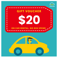 [Drive lah] $20 Gift Voucher for New Users (Promo code sent via email)