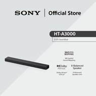 Sony HT-A3000 3.1ch Soundbar | 360 Spatial Sound Mapping | Dolby Atmos & DTS:X | A3000