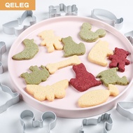 QELEG Cartoon Cookies Stainless Steel Molds Cranberry Shapes With A Variety Of Animal Patterns Pressed Fancy Home Diy Kitchen Baking Tools