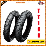 DUNLOP TAYAR TT100 /TT300 70-90-17 / 80/90-17 TUBELESS 🔥100% ORIGINAL TAYAR(ROADMASTER)NEW STOCK 202