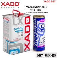 [XADO SET] ENGINE OIL 5W30 &amp; VITA FLUSH 引擎油系统清洁剂 Pembersih Sistem Minyak Enjin 250ml LUBRICANTS MINYAK PELINCIR ADDITIVES
