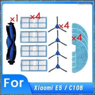 For   D2 D3 D6 E20 E30 E31 Sweeper Accessories Main Side Brush Mop Filter Ultra  Accessories Essenti