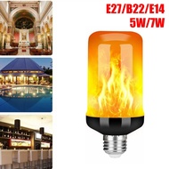 {GOJO}E14 E27 B22 90 LED Flame Effect Fire Light Bulb Flickering Flame Bulb Lamp Decor