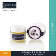 COCOLAB Vitamin E Lip Balm - Nutty Coconut [dry, chapped, bleeding lips / suitable for psoriasis, ec