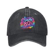 Fashion Hat Totally 80'S Retro 80'S Vibes Baseball Cap Unisex Hat One Size