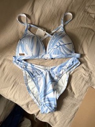 Muii Bikini Set - Blue and White (上L下M)