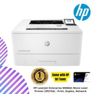 [PREORDER-CHAT SELLER] HP LaserJet Enterprise M406dn Mono Laser Printer (3PZ15A) - Print, Duplex, Ne