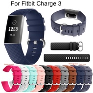 For Fitbit Charge 3/Charge 4 Silicone Strap Watch Band Replacement Watch Bracelet Wristband