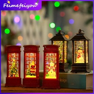 christmas decoration 2023 gift idea led light xmas decorations tree lantern Christmas Fairy night lights table lamp Luminous phone booth small oil lamp Christmas wind light