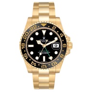 Rolex Rolex GMT-Master II (Reference 116718LN). A yellow gold automatic wristwatch with date. 2007-2