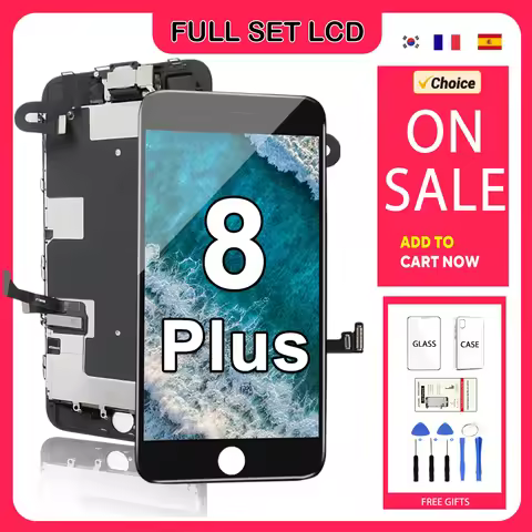 Full Set LCD Screen For iPhone 8 Plus 8P Display Replacement Kit Touch Digitizer Assembly Include Fr