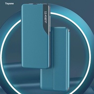 Huawei P20 P30 Pro Lite / Nova 3e 4e Bracket Cover Window Smart View PU Leather Magnetic Flip Case