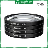 WIN 4 Pieces Close-Up Macro Filters Set +1 +2 +4 +10 Macro Filter Accessory 49mm 52mm 55mm 58mm 62mm