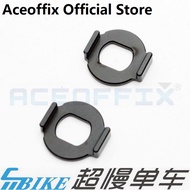Aceoffix 2x Bike Axle Spacer Folding Bicycle Anti-Drop Hub Washer gasket For Brompton Black