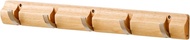 Do AWH-5NA Wall Hangers, 5 Rows, Space Saving, Inconspicuous, For Rental Apartments, Wooden, Drywall