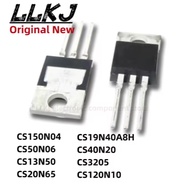 1-5PCS CS150N04 CS50N06 CS13N50 CS20N65 CS19N40A8H CS40N20 CS3205 CS120N10 TO-220 MOS FET