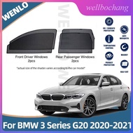 For BMW 3 G20 Series 2020-2023 /BMW 320i Magnetic Car Window Sunshield Sunshade Mesh Cover Protectio