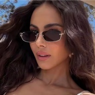 Women's Fashion Half Frame Glasses with Anti-UV Lenses, Wallet and Wipe Package