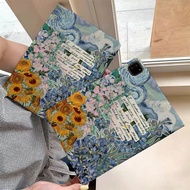 Oil Painting Sunflower Book Style Tablet Case For SAMSUNG Galaxy Tab A7 10.4 2022 2020 A 10.1 2019 S
