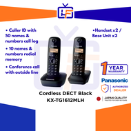 (FREE BUBBLE WRAP) Panasonic KX-TG6812 Twin Cordless Phone KX-TG6812MLB  KX-TGB212 With 2 Handset KX