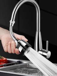1 件 360 度水龍頭防濺頭廚房節水器通用旋轉起泡器過濾器噴嘴增壓器噴嘴廚房工具