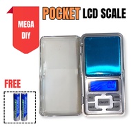 POCKET Portable Mini Weighing Scale 100~500g 0.01/0.1g High Precision Antique Electronic Weighing Sk