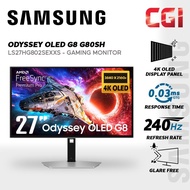 Samsung 27" Odyssey G8 G80SH LS27HG802SEXXS ( OLED, 4K UHD, HDR10+, 240Hz, 0.03ms, Freesync ) Gaming