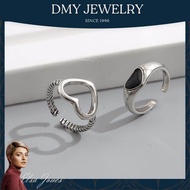 DMY Jewelry Buy 1 Take 1/Cincin Perempuan 1 Set Box/Emas Korea Cop 916/Fashion Love Ring Set/Silver 925 Original/Cincin Couple 1 Set/Emas 916 Original Lelong/Cincin Budak Perempuan/Gold 916 Original Malaysia/Kpop Merch/Cincin Emas Bangkok Cop 916