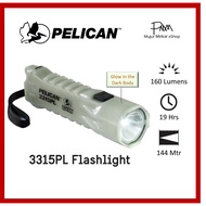 PELICAN 3315PL Flashlight (EXPLOSION PROOF) - GLOW IN THE DARK CASING