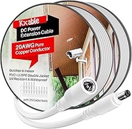 12V DC Power Extension Cable 40FT (2-Pack), Outdoor & Indoor, 5.5mm x 2.1mm 5521 Male to Female, Wat
