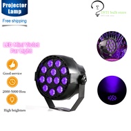 LED Mini Violet Par Light LED Stage UV Mini แบตเตอรี่ Par Light กันน้ำ Par Light พลาสติก Par Light ช