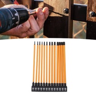 APPORTUNIAPY 13pcs Screwdriver Bit Set, Magnetic Head S2 Alloy Steel Impact Driver Bit Set, Durable 