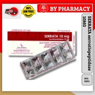 (SURUT BENGKAK) SERRATA serratiopeptidase 10mg tablet (3strips/1box)