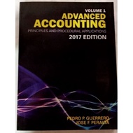 ✁☑✷Advanced Accounting Vol 1 2017 Edition Guerrero