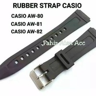 STRAP CASIO AW-82 AW82 RUBBER STRAP WACH CASIO AW 82 WATCHTALI