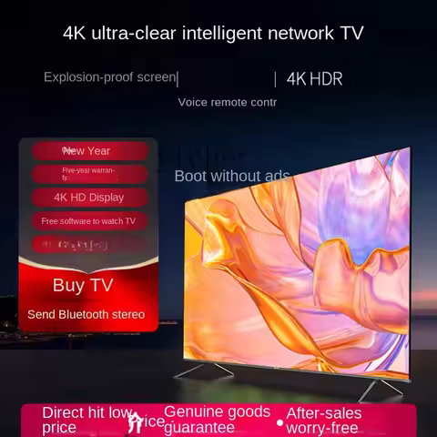 ZC Household Explosion-Proof 100-Inch 55/65/75/85 Smart 4K Network LCD TV
