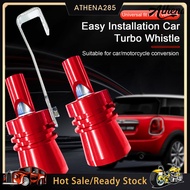 Athena➤Universal Turbo Sound Whistle Modified Exhaust Pipe Sender Aluminum Alloy Tail Whistle Imitator Motorcycle Tailpipe Noise Sound