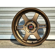 New Car Sport Rim ORIGINAL THAILAND AUTO OPTIONS WHEELS SSW 244 TE37 15X8J 4X114.3 ET28 ABDS/LPBR BR