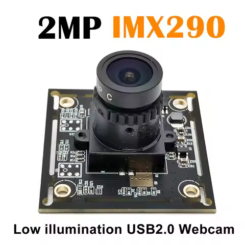2 Megapixel HD 1080P 1920*1080 USB Camera Module IMX290 0.001Lux Starlight Low illumination USB2.0 W