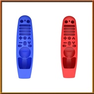 [V E C K] 2 Pcs Protective Silicone Case Washable for Amazon LG AN-MR600 AN-MR650 AN-MR18BA AN-MR19BA Remote Control Blue &amp; Red