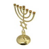 7 Branch Candle Holder 12 Tribes Menorah Jewish Candlestick Candle Stand Desktop