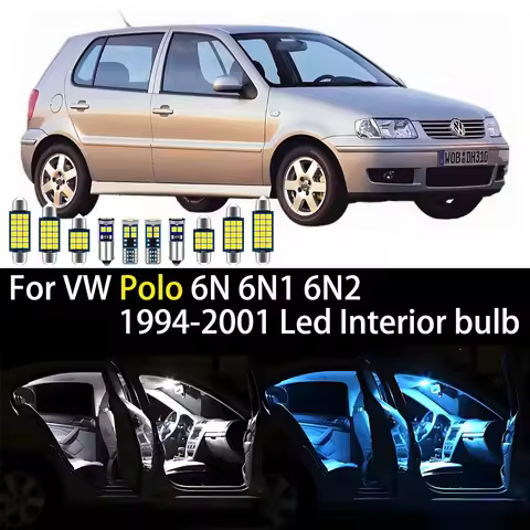 For VW Volkswagen Polo 6N 6N1 6N2 1994 1995 1996 1997 1998 1999 2000 2001 Car LED Interior Light lam