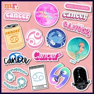 15 PCS| CANCER STICKERS ASTROLOGY WATERPROOF STICKERS FOR LAPTOP LUGGAGE AQUAFLASK TUMBLER