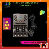 Universal Battery Charger for AA / AAA / 9V charger