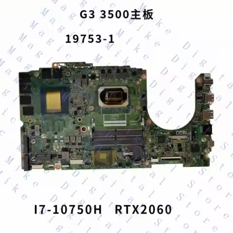 UU Motherboard Main Board for Dell G5 5500 i7-10750H RTX2060 19753-1 0C36JF