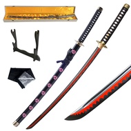 Anime Cosplay Roronoa Zoro Hand Forged Katana Real Sword,Sharp Blade,Kitetsu,Wado Ichimonji,Shusui,Y